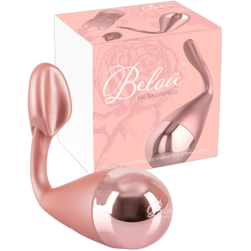 Oeuf Vaginal et Clitoridien USB Télécommandé Belou