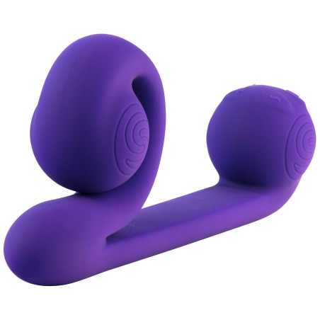 Vibromasseur Double Stimulation USB Snail Vibe Violet