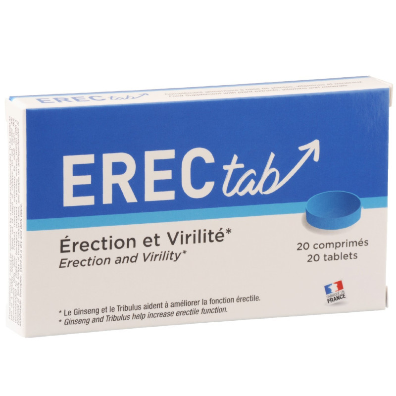 Erectab Erection et Vitalité 20 Comprimés
